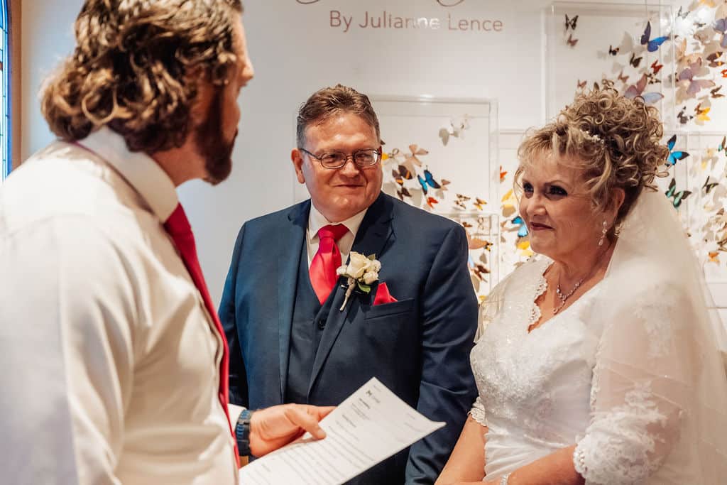 Robert Shupe and Marino Callahan on their wedding day.