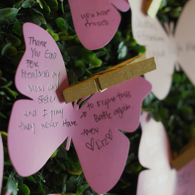 Butterfly notes at VIPink.